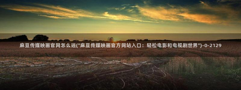 麻豆合集页面：麻豆传媒映画官网怎么进(\