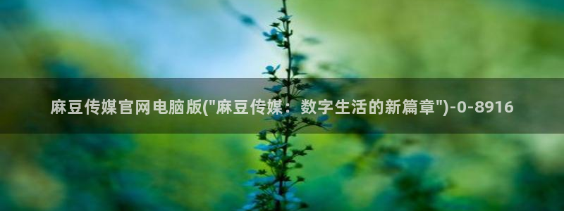麻豆资源页面：麻豆传媒官网电脑版(\